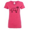 Women’s Glitter V-Neck T-Shirt Thumbnail