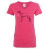 Women’s Glitter V-Neck T-Shirt Thumbnail