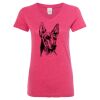 Women’s Glitter V-Neck T-Shirt Thumbnail