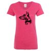 Women’s Glitter V-Neck T-Shirt Thumbnail