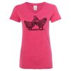 Women’s Glitter V-Neck T-Shirt Thumbnail