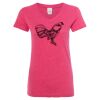 Women’s Glitter V-Neck T-Shirt Thumbnail