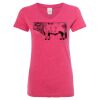 Women’s Glitter V-Neck T-Shirt Thumbnail