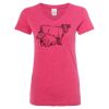 Women’s Glitter V-Neck T-Shirt Thumbnail