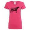 Women’s Glitter V-Neck T-Shirt Thumbnail