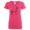 Women’s Glitter V-Neck T-Shirt Thumbnail
