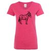 Women’s Glitter V-Neck T-Shirt Thumbnail