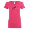 Women’s Glitter V-Neck T-Shirt Thumbnail