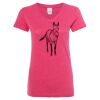 Women’s Glitter V-Neck T-Shirt Thumbnail