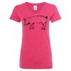 Women’s Glitter V-Neck T-Shirt Thumbnail