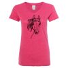 Women’s Glitter V-Neck T-Shirt Thumbnail