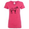 Women’s Glitter V-Neck T-Shirt Thumbnail
