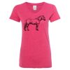 Women’s Glitter V-Neck T-Shirt Thumbnail