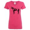 Women’s Glitter V-Neck T-Shirt Thumbnail