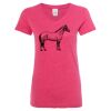 Women’s Glitter V-Neck T-Shirt Thumbnail