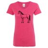 Women’s Glitter V-Neck T-Shirt Thumbnail
