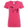 Women’s Glitter V-Neck T-Shirt Thumbnail