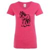 Women’s Glitter V-Neck T-Shirt Thumbnail