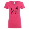 Women’s Glitter V-Neck T-Shirt Thumbnail