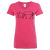 Women’s Glitter V-Neck T-Shirt Thumbnail