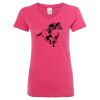 Women’s Glitter V-Neck T-Shirt Thumbnail