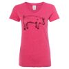 Women’s Glitter V-Neck T-Shirt Thumbnail