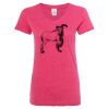Women’s Glitter V-Neck T-Shirt Thumbnail