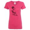 Women’s Glitter V-Neck T-Shirt Thumbnail