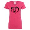 Women’s Glitter V-Neck T-Shirt Thumbnail