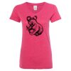 Women’s Glitter V-Neck T-Shirt Thumbnail