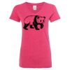 Women’s Glitter V-Neck T-Shirt Thumbnail