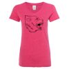 Women’s Glitter V-Neck T-Shirt Thumbnail