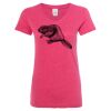Women’s Glitter V-Neck T-Shirt Thumbnail