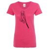 Women’s Glitter V-Neck T-Shirt Thumbnail