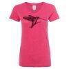 Women’s Glitter V-Neck T-Shirt Thumbnail