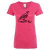 Women’s Glitter V-Neck T-Shirt Thumbnail