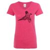 Women’s Glitter V-Neck T-Shirt Thumbnail