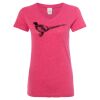 Women’s Glitter V-Neck T-Shirt Thumbnail