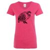 Women’s Glitter V-Neck T-Shirt Thumbnail