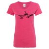 Women’s Glitter V-Neck T-Shirt Thumbnail