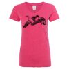 Women’s Glitter V-Neck T-Shirt Thumbnail
