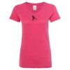 Women’s Glitter V-Neck T-Shirt Thumbnail