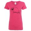 Women’s Glitter V-Neck T-Shirt Thumbnail