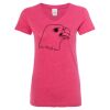 Women’s Glitter V-Neck T-Shirt Thumbnail