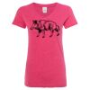 Women’s Glitter V-Neck T-Shirt Thumbnail
