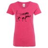 Women’s Glitter V-Neck T-Shirt Thumbnail