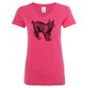 Women’s Glitter V-Neck T-Shirt Thumbnail