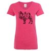 Women’s Glitter V-Neck T-Shirt Thumbnail