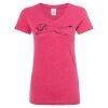 Women’s Glitter V-Neck T-Shirt Thumbnail