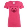 Women’s Glitter V-Neck T-Shirt Thumbnail
